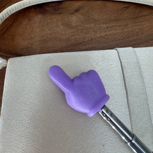 VTG Gunne Sax Satin Evening Bag Clutch‎ Purse Rhinestone Bow Formal Party 90s - Picture 11 of 12